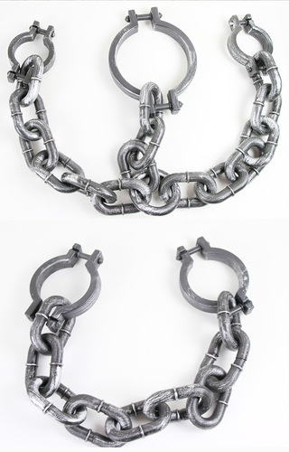 Halloween performance supplies plastic simulation chain prisoner chain bar party decoration haunted house props