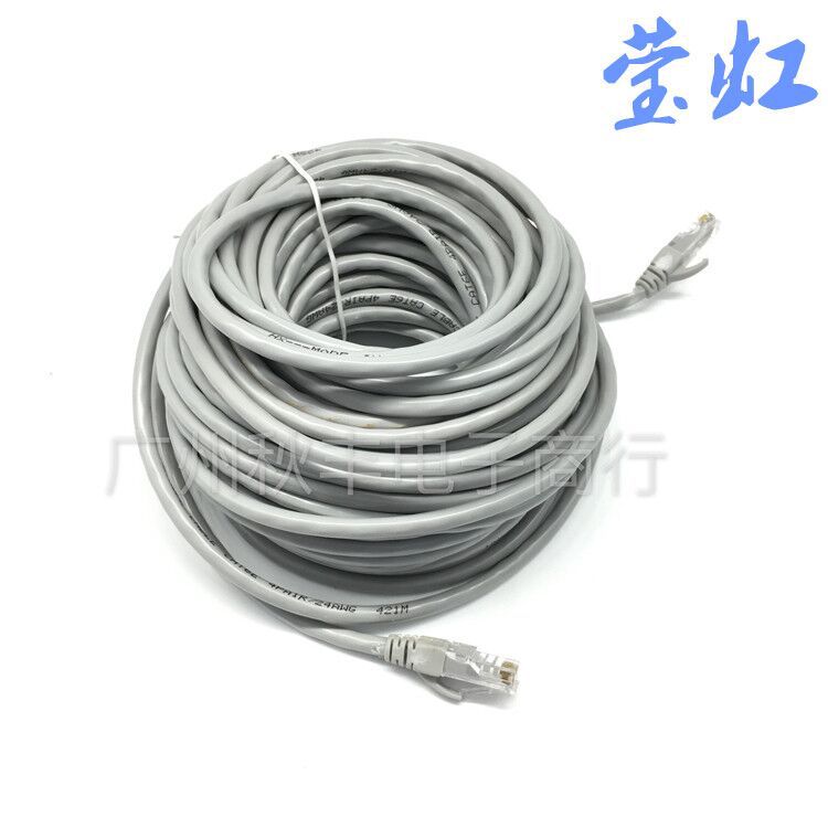 10-15 meters and 6 types of network cable