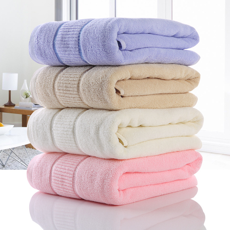 提長城格浴巾純棉賽絡紡柔軟吸水商超勞保福利促銷禮品廠家直銷