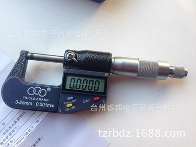 正品三圈外径千分尺0-25mm电子机械数显千分尺两用 精度0.001包邮