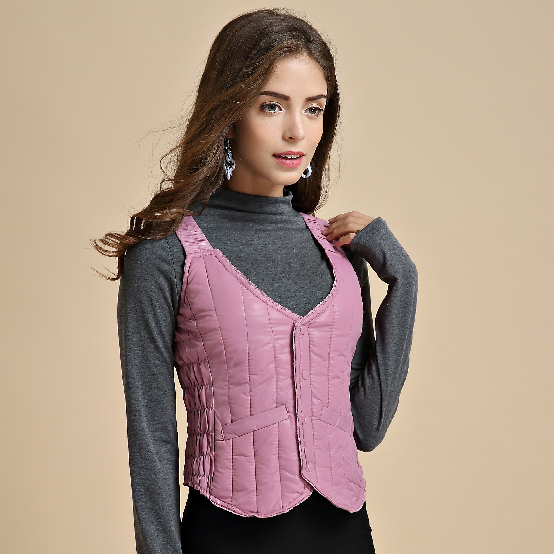 Gilet femme Nylon en Nylon - Ref 3434771 Image 2