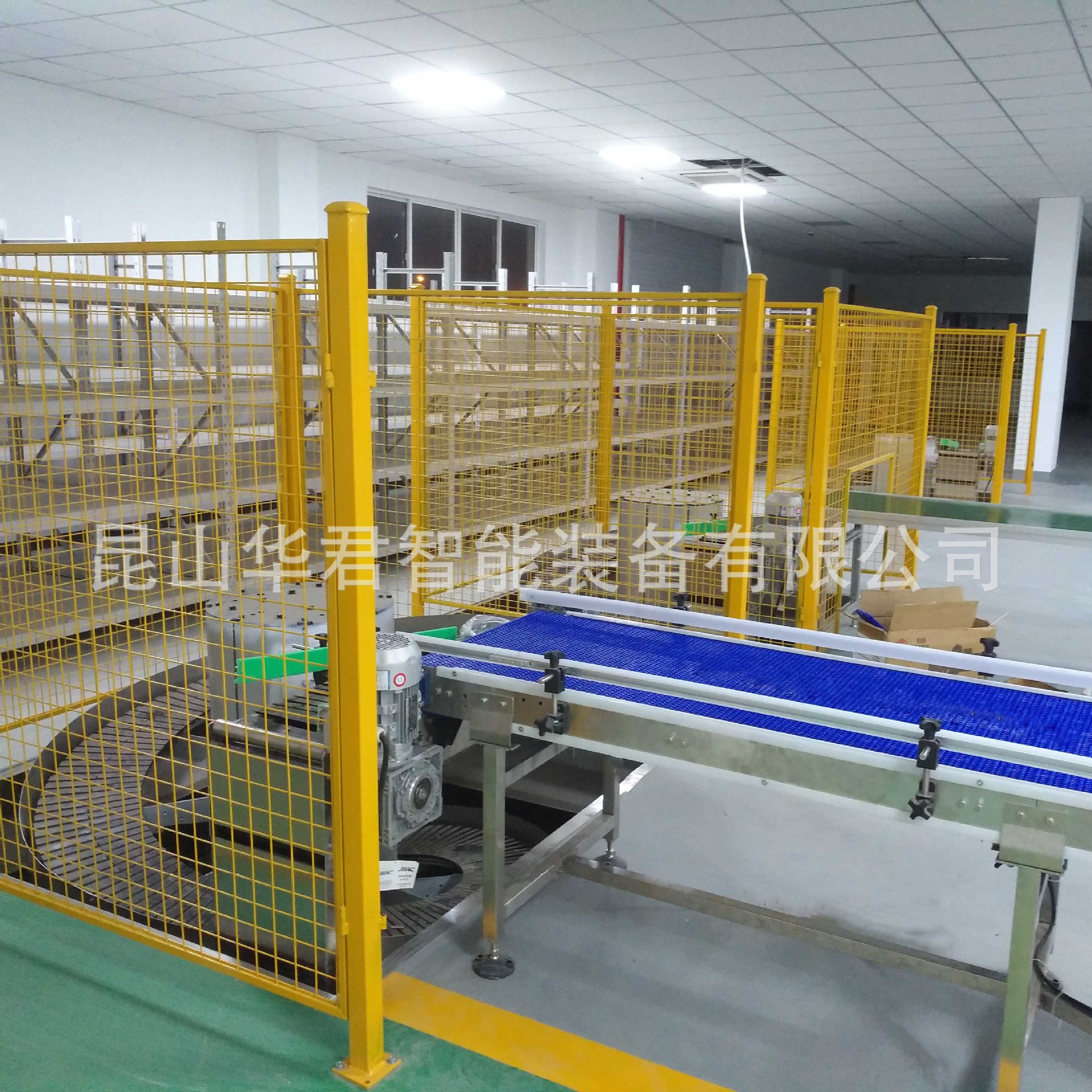 网带输送机 网链传送线 转弯网带输送机 肉类分割屠宰网带输送线