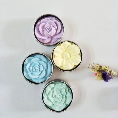 家居无火半固体扩香石 汽车衣柜香薰空气创意 芳香铝盒花|ru