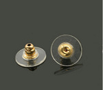 新品供应DIY手工配件 耳钉后塞 耳堵 耳的 胶片子弹塞现货批发