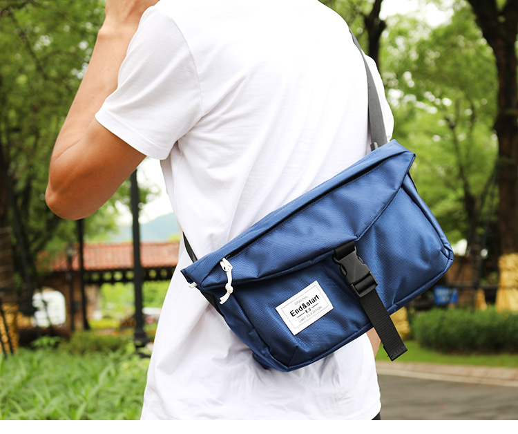 Men's Shoulder Bag Messenger Bag Men's Casual Oxford Cloth Student Messenger Bag Fixed Flying Bag Messenger Bag Men_voghion.com