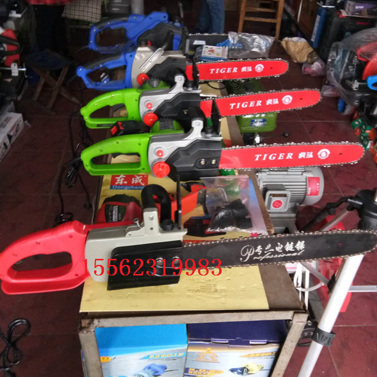 轻便家用木工油锯批发 大功率手提油锯图片