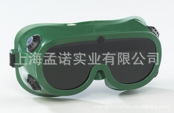 蓝鹰焊接护目镜 NP1065气焊电焊防护眼罩 深绿防冲击防尘防紫外线