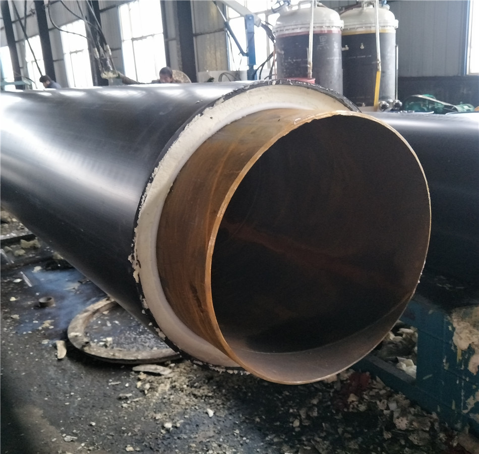 聚氨酯保温螺旋钢管厂家 热力供暖用保温螺旋钢管