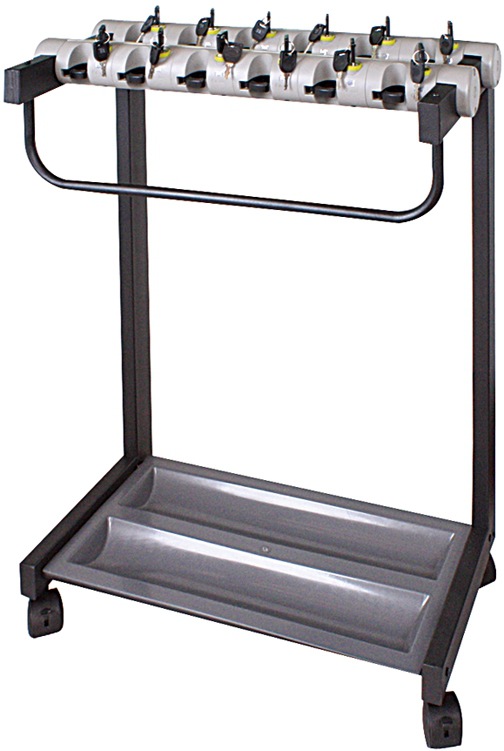 漆雨伞架_1218头酒店大堂共公超市带锁塑料铁