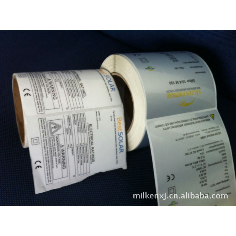 厂家直销焦作市艾利100um亮白PET标签印刷厂FASSON-MZ0429