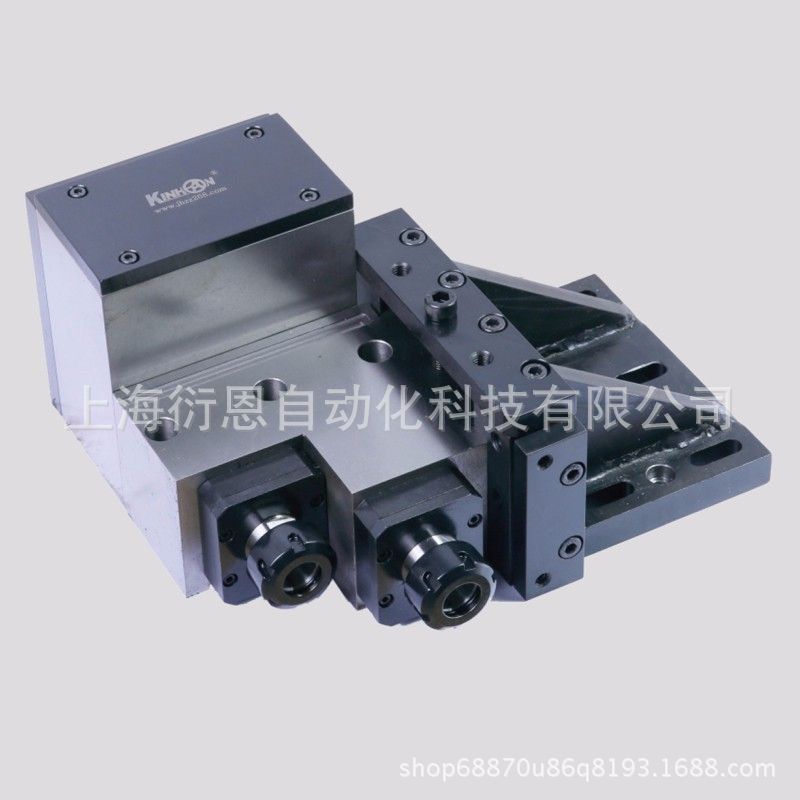 台湾金鸿车铣复合动力头主轴ER25型号微调侧面两轴动力头（WCE2）