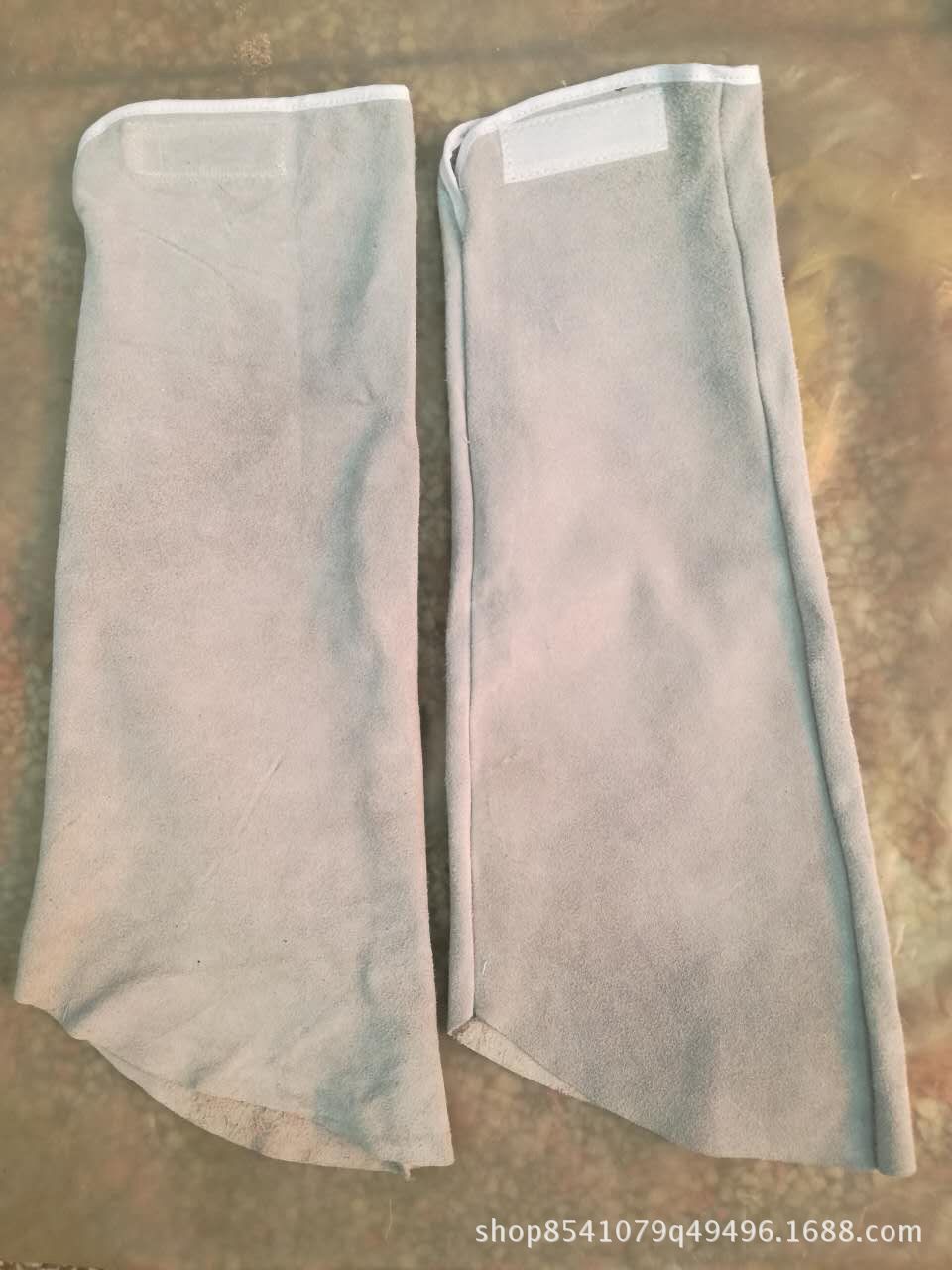 灰色牛二层手部皮革防护套