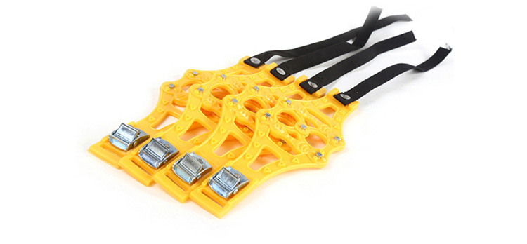 Universal Car Tire Anti-Skid Chains 0kg Quick Installation Rubber Snow Emergency Anti-Skid Straps for Sedans and SUVs
