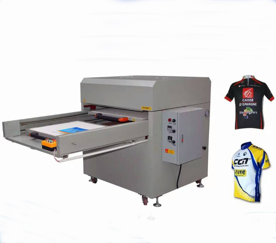 CE品質80x100x120液壓3D純棉t恤旗幟雙工位燙畫機熱轉印機器山東