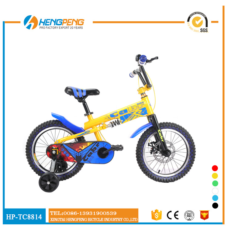 new pattern children Mountain bike student Bicycle 14 inch 16 inch shock absorption Disc brake Manufactor wholesale Direct selling