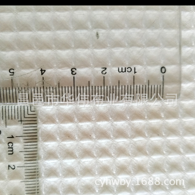 蜂巢布 亲肤棉漂白 染色华夫格蜂窝按摩床单布 32/2*32/2