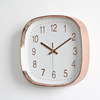 Modern fashionable Scandinavian square quartz pocket watch, simple and elegant design