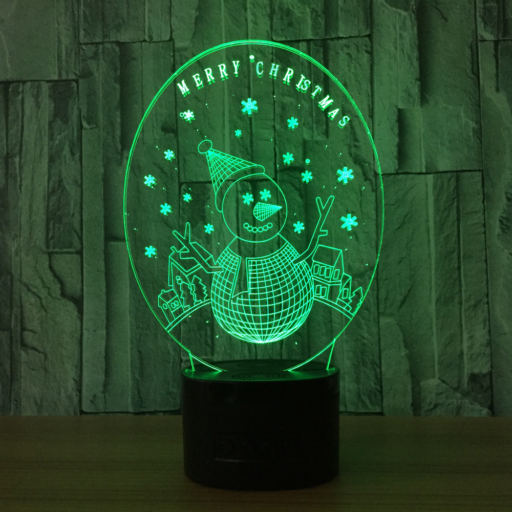 3D灯 七彩触控LED视觉灯 气氛礼品台灯