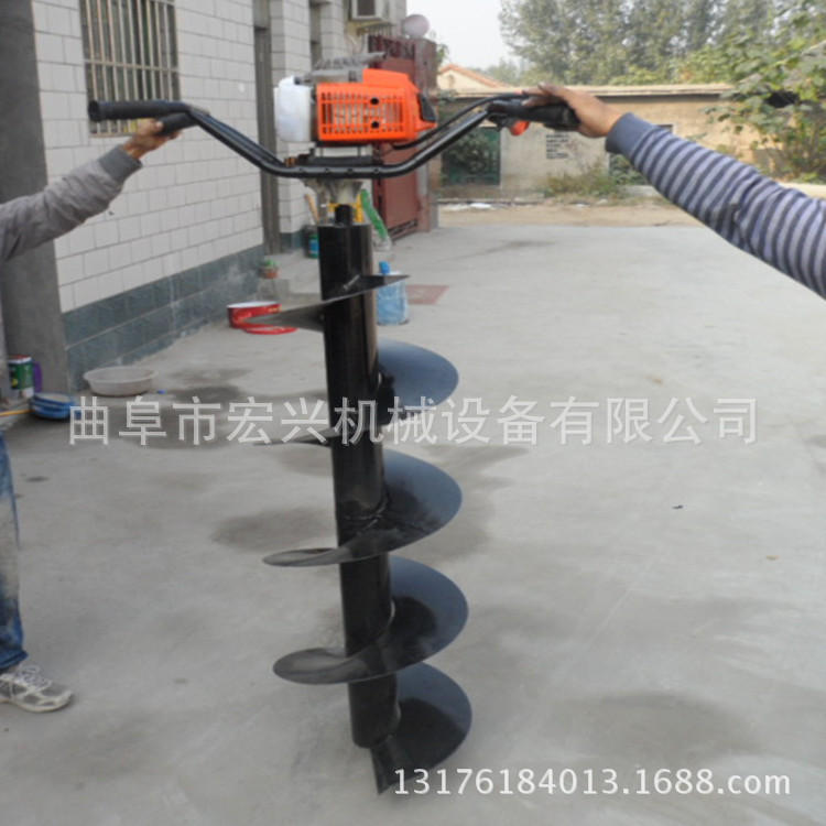 汽油钻眼机 大马力植树打洞机 两冲挖坑机