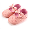 Foreign trade embroidered peach heart bow baby shoes baby shoes learning shoes D0730