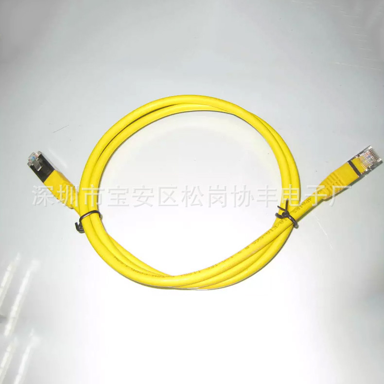 厂家供应 高品质环保跳线 无卤CAT5E网络跳线 网络线