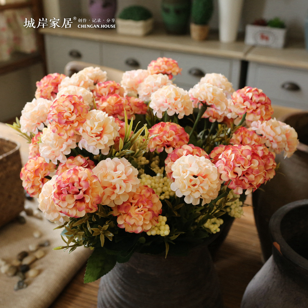 [City shore 17031715 ]Megalobrama bicolor PE foam Artificial Flower Artificial flower Silk flower Plastic flowers wholesale