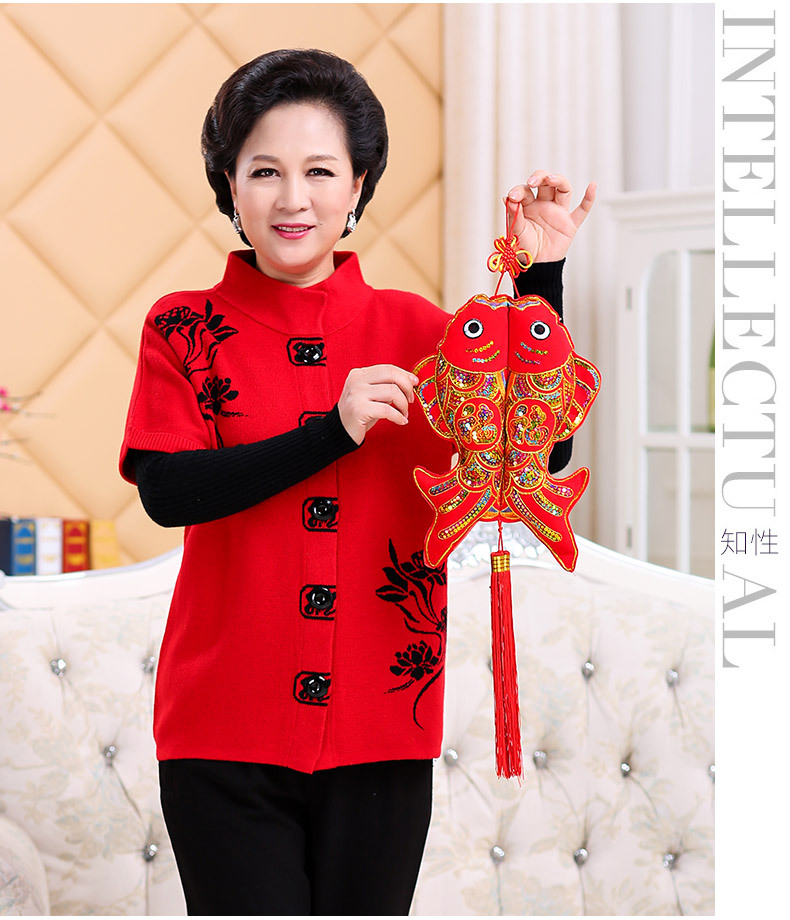 Gilet femme FU YUNLAI en Cachemire - Ref 3318008 Image 22