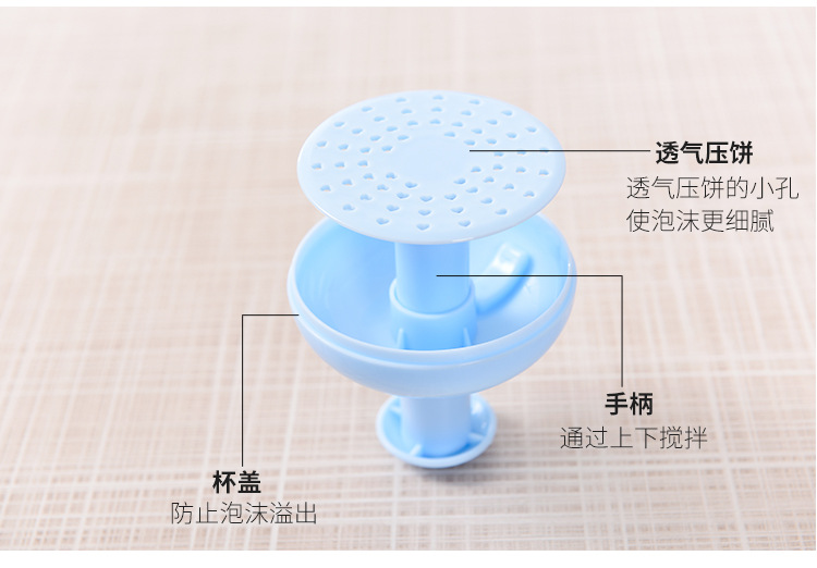 创意洗面奶打泡器 洁面乳起泡器 苹果打泡器 清洁神器详情14