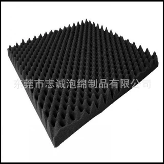 【防火阻燃】志诚海绵生产金字塔隔音棉 波峰吸音海绵