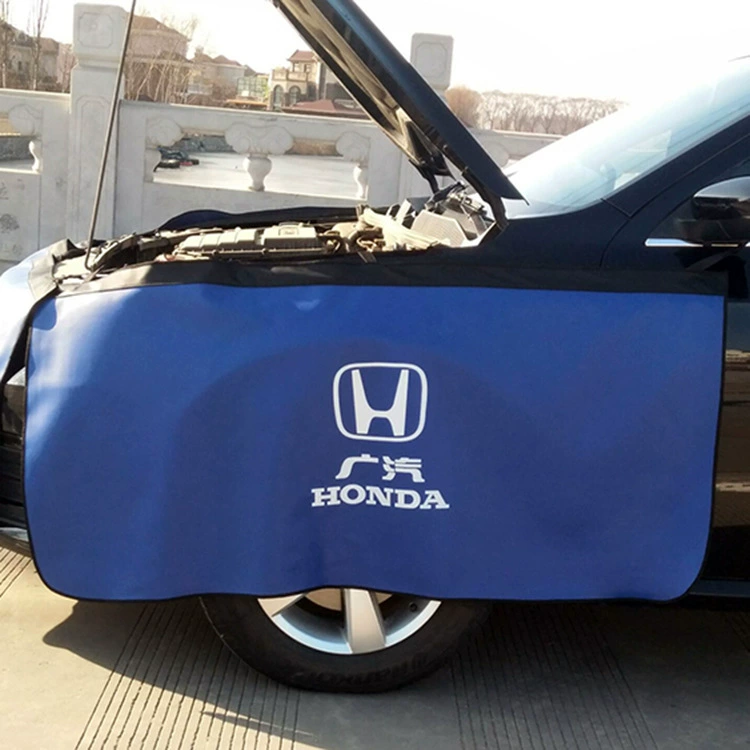 Обслуживание накладки на крыло Кожаная накладка на крыло из трех частей, промытая кожа, автомобильная накладка на крыло, дизайнерская печать