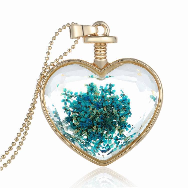 Estilo Ig Estilo Simple Forma De Corazón Aleación Enchapado Embutido Cristal Artificial Mujeres Collar Colgante display picture 8