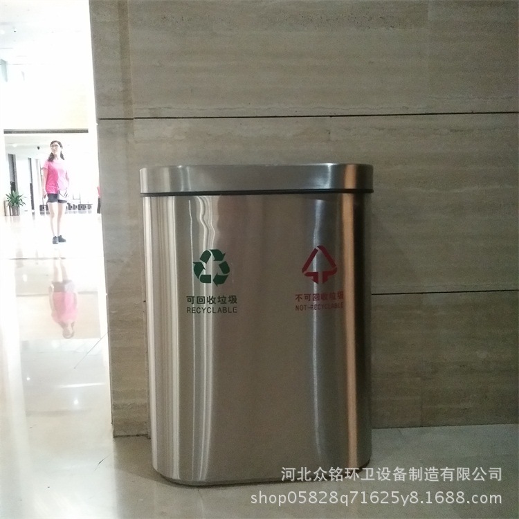 厂家不锈钢垃圾桶圆形 不锈钢果皮箱 室外不锈钢垃圾箱