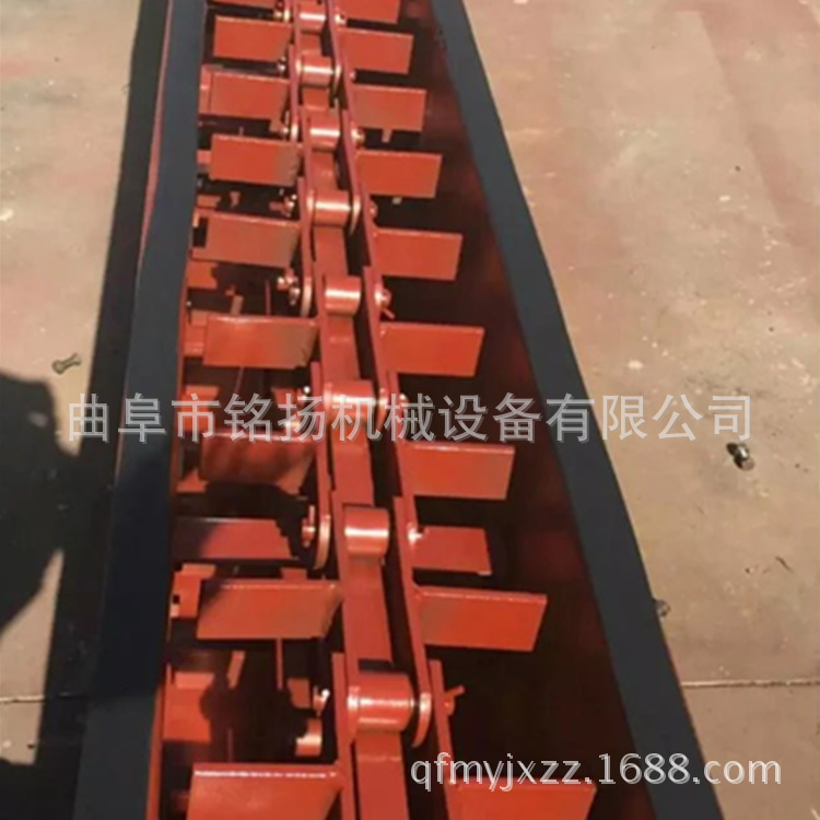 深圳双链条煤渣处理输送机煤粉刮板输送机厂家