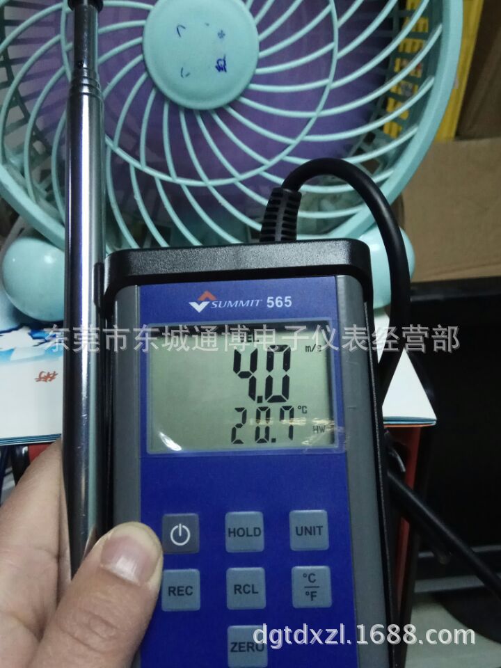 韩国森美特热线式风速计热敏式风速仪高精度风速风温表SUMMIT-565