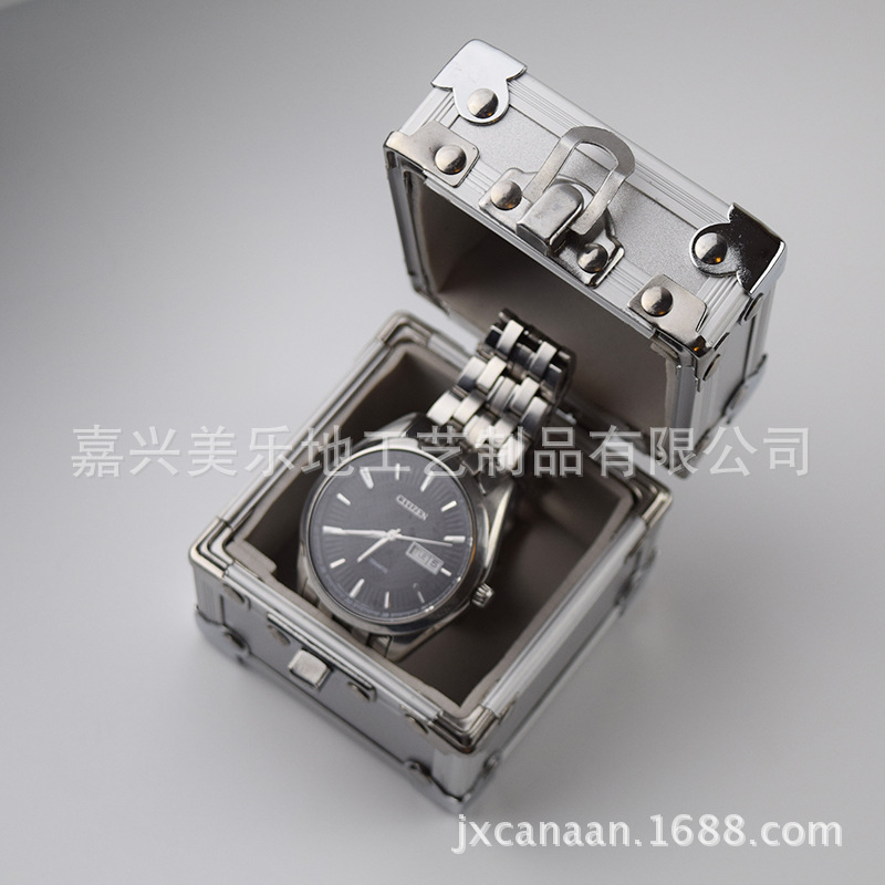 厂家供应迷你铝制珠宝首饰盒 手表盒 化妆粉饼收纳盒