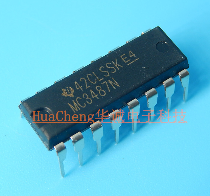 全新原装 MC3487N 四路差动线路驱动器