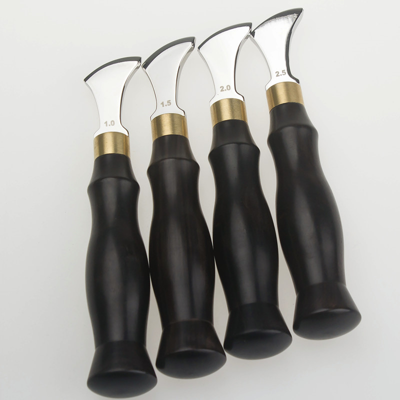 皮具DIY植鞣革工具 皮革边线器 压边器 压槽器 1.0-2.5mm压边器