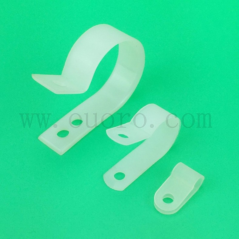 R型线夹塑料U型R形电线电缆固定理线夹R3.35.26.48.4-R50