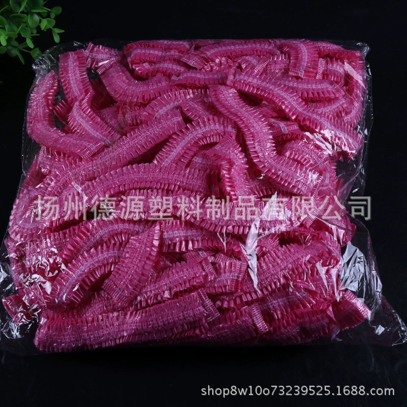 Фабрика прямой водонепроницаемый шапочка для душа одноразовая шапочка для душа PE шапочка для душа отель одноразовые шапочка для душа 400 УП