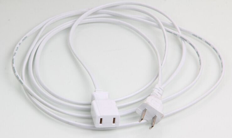 专业电风扇5米电源延长线二孔家用电器插座电线电动车加长充电线