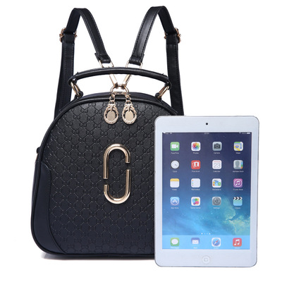 女士双肩包女包包韩版潮2018新款学院风简约时尚小背包