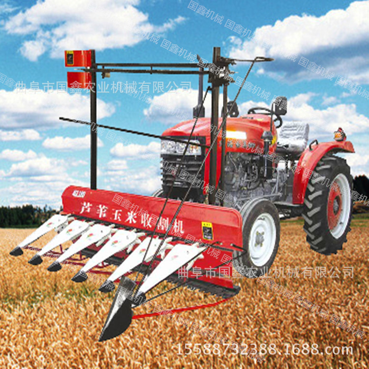 阆中稻麦打捆收割一体机 小麦水稻割捆一体机