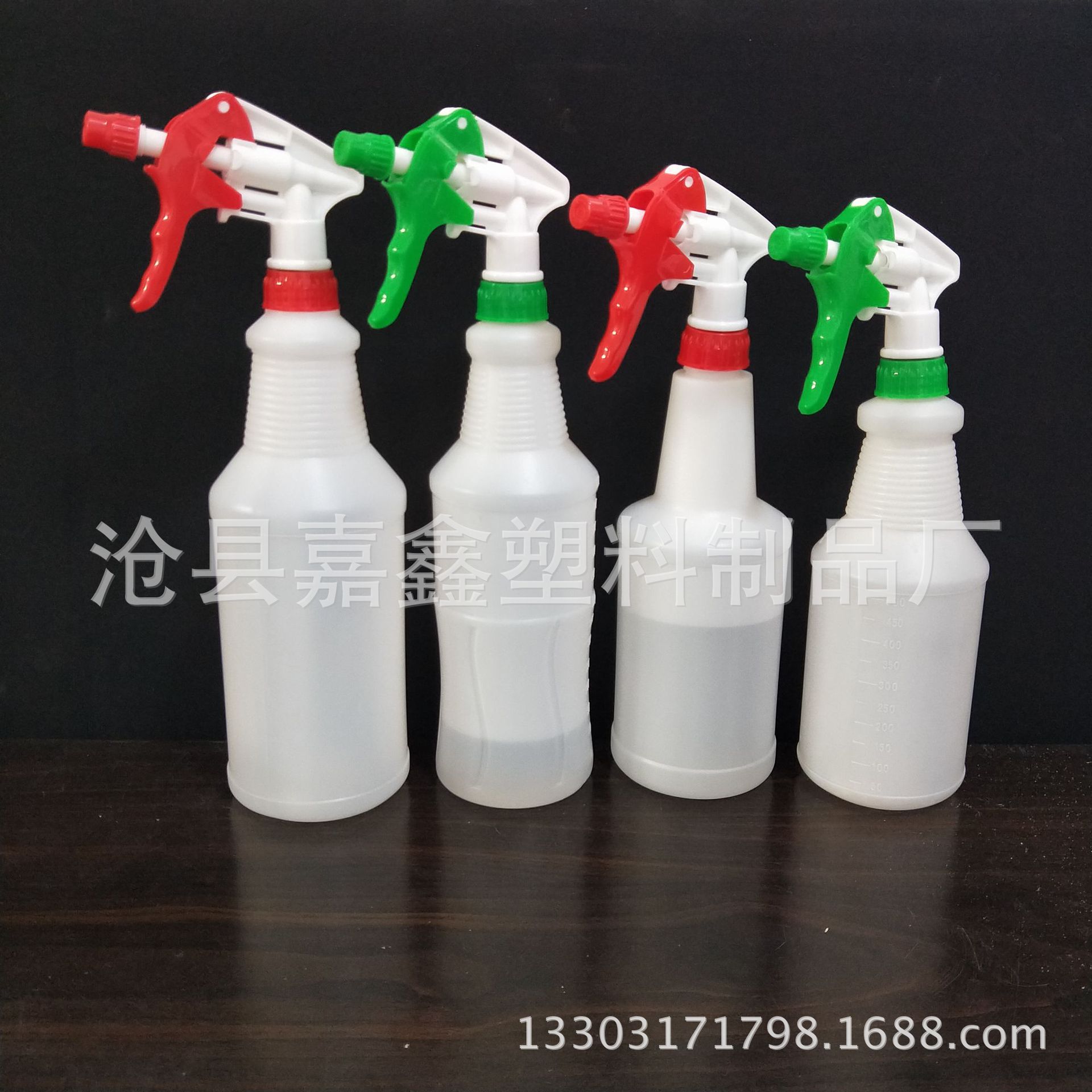 供应700ml 750ml 800ml 1000ml塑料刻度喷壶 贴膜 园艺 保洁