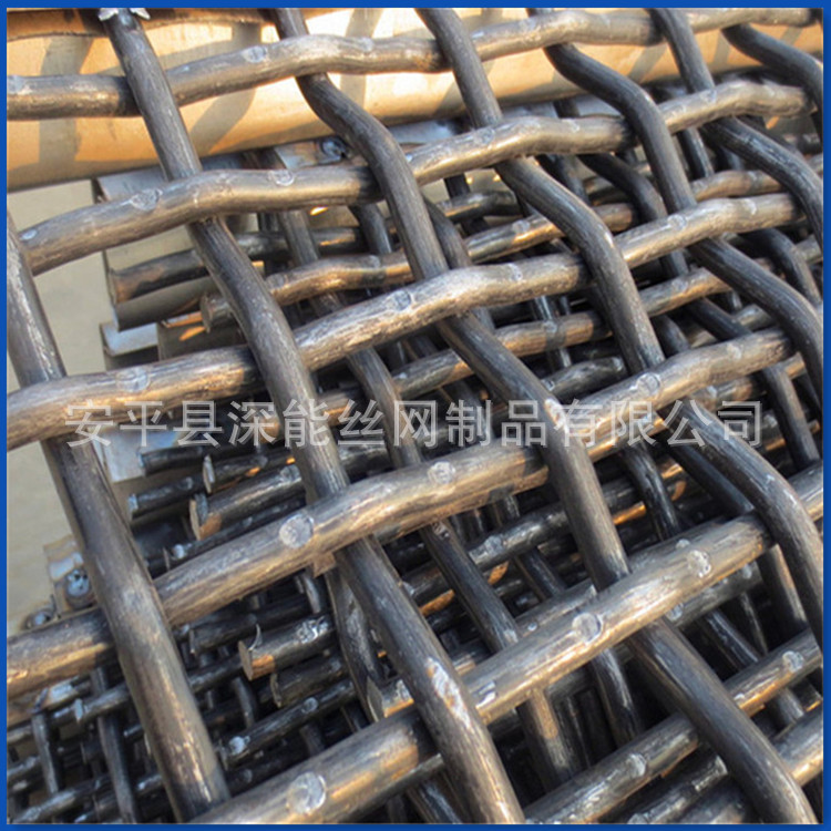 厂家直供 钢丝筛网  65锰钢矿筛网  盘条振动筛  重型轧花网