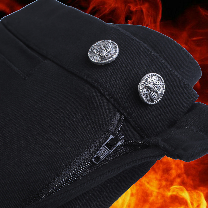 [Zhendian]Explosive money Magic Plush Thickened paragraph 500g Versatile Show thin Pencil pants Pilling Snag