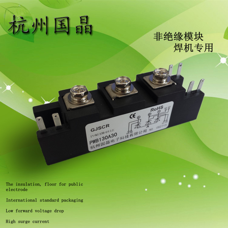 供应非绝缘可控硅(晶闸管)模块PWB130A30杭州国晶
