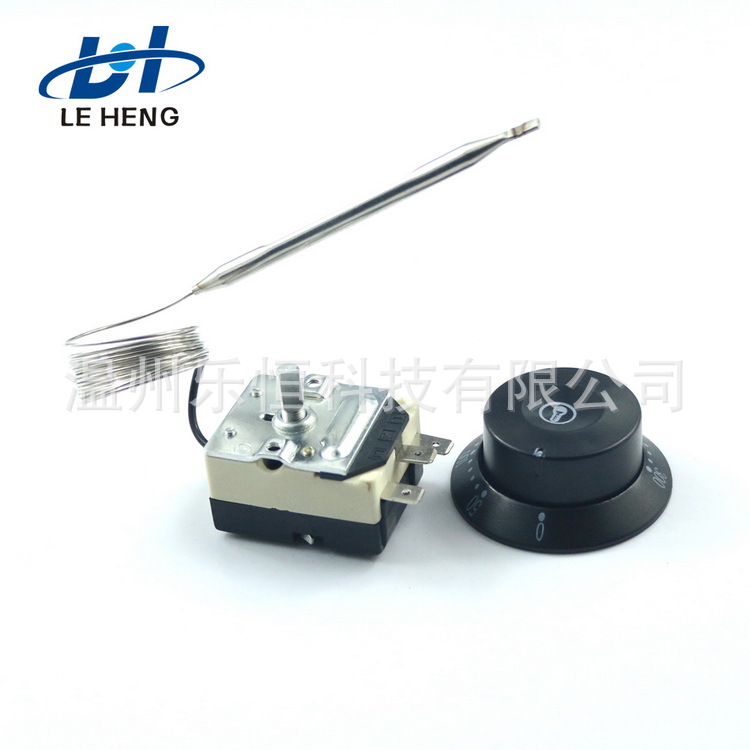 制冷温控开关 CE CQC TUV 温控器 出口质量白色旋钮帽子 温控开关