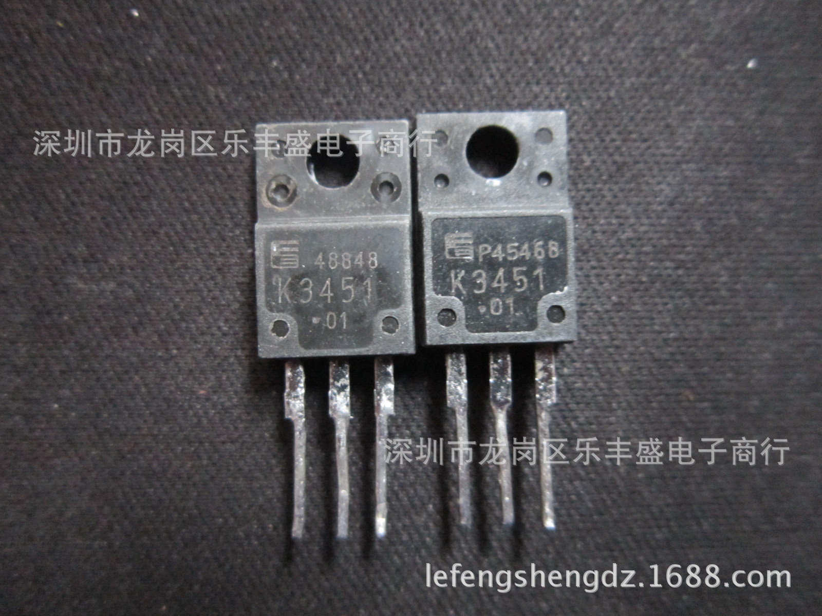 K3451 2SK3451-01MR 拆机件 TO-220F N通道 功率MOSFET 13A600V