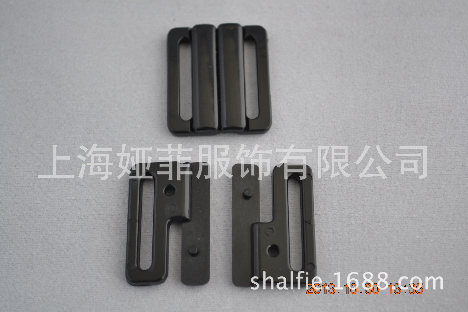 Manufactor Customized Swimwear accessories black Colored Plastic Buckle Plastic front buckle Strap buckle Underwear buckle