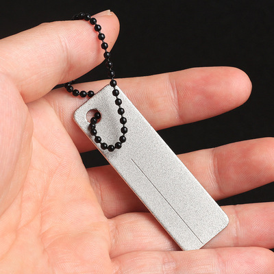 Superhard Diamond Knife stone outdoors Mini Emery Sharpener Fishing equipment parts fish hook fish hook
